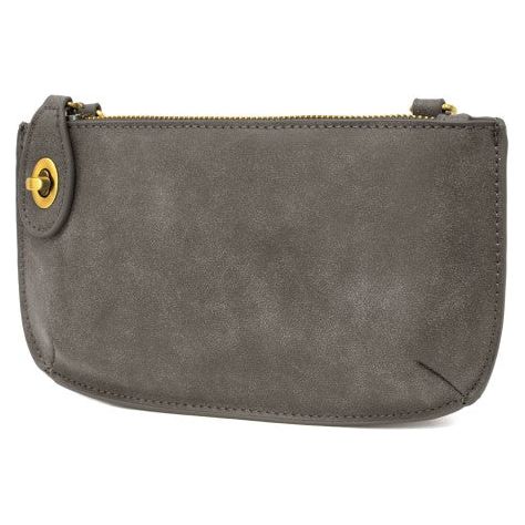 Joy Crossbody Wristlet - Grey Lux