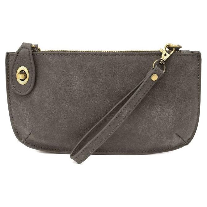 Joy Crossbody Wristlet - Grey Lux