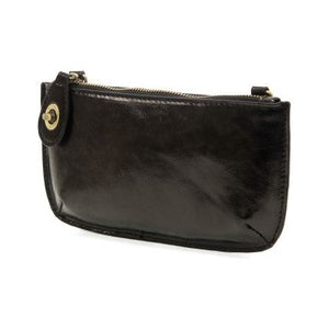 Joy Crossbody Wristlet - Liquid Metal Black