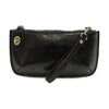 Joy Crossbody Wristlet - Liquid Metal Black