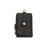 Dolly Small Card Wallet w/ Keyring - Black