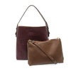 Roanoke Classic Hobo Handbag - Blackberry/Coffee