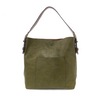 Roanoke Classic Hobo Handbag - Olive Brine/Coffee