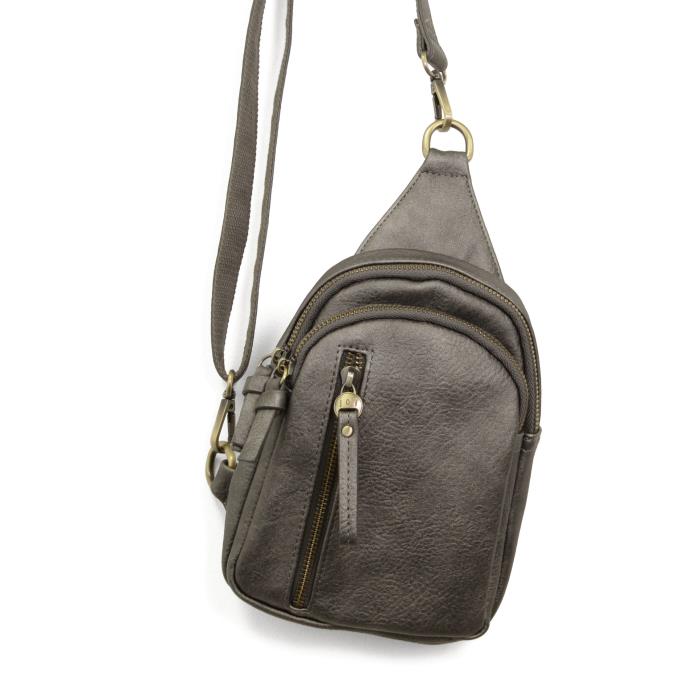 Skyler Sling Bag - Metallic Dark Chrome