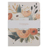 Joyful Patient Faithful Heirloom Floral 3-piece Large Notebook Set - Romans 12:12