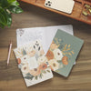 Joyful Patient Faithful Heirloom Floral 3-piece Large Notebook Set - Romans 12:12
