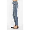 Judy Blue Mid-Rise Skinny w/ Handsand Medium Wash