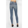 Judy Blue Mid-Rise Skinny w/ Handsand Medium Wash