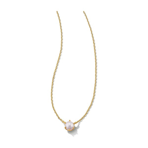 KENDRA SCOTT ASHTON PEARL PENDANT NECKLACE GOLD WHITE PEARL