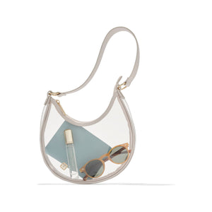 KENDRA SCOTT CLEAR SHOULDER BAG