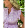 Claudia Paisley Maxi Dress - Lavender