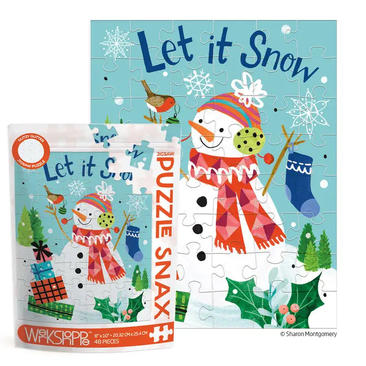 Let It Snow - 48 Piece Kids Puzzle Snax