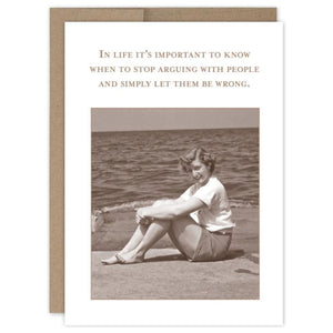 Let Them Be Wrong What a Hoot Card