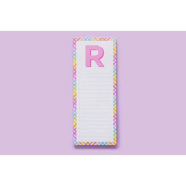 Letter List Pad - R - FINAL SALE – Bless Your Heart Boutique