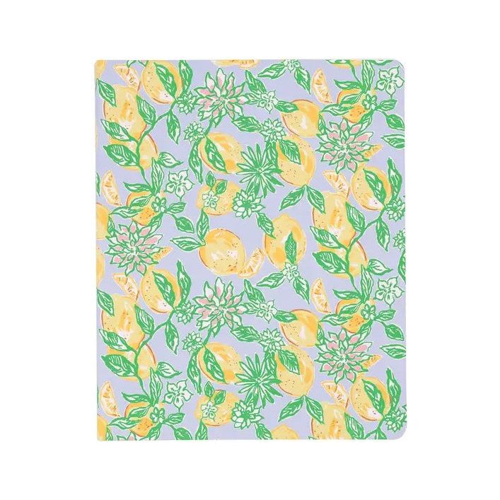 Lilly Pulitzer Concealed Spiral Mini Notebook - Make Lemonade