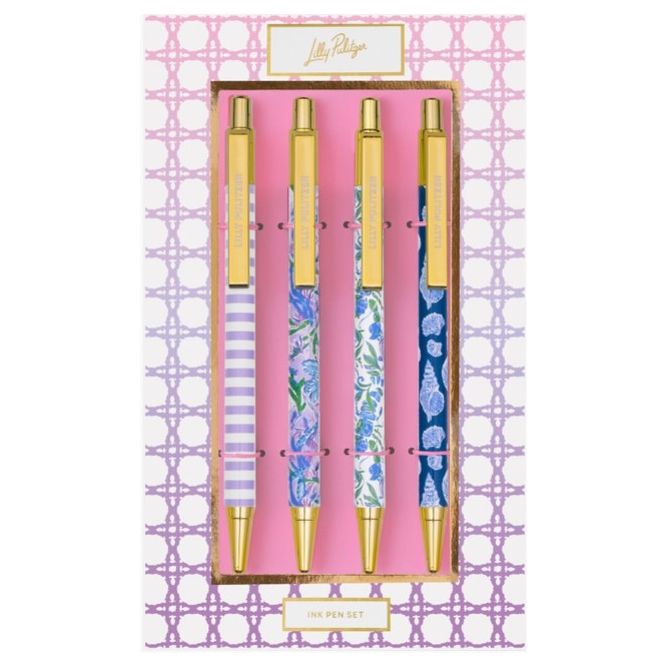 Lilly Pulitzer - Ink Pen Set (black ink)