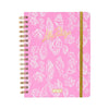 Lilly Pulitzer Large 17 Month Agenda - Rousseau Pink - Cute as Shell