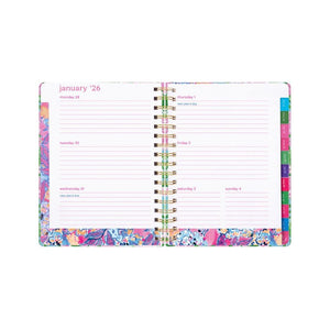 Lilly Pulitzer Large 17 Month Agenda - Royal Coral