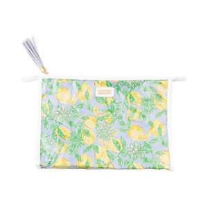 Lilly Pulitzer Oversized Pouch - Make Lemonade