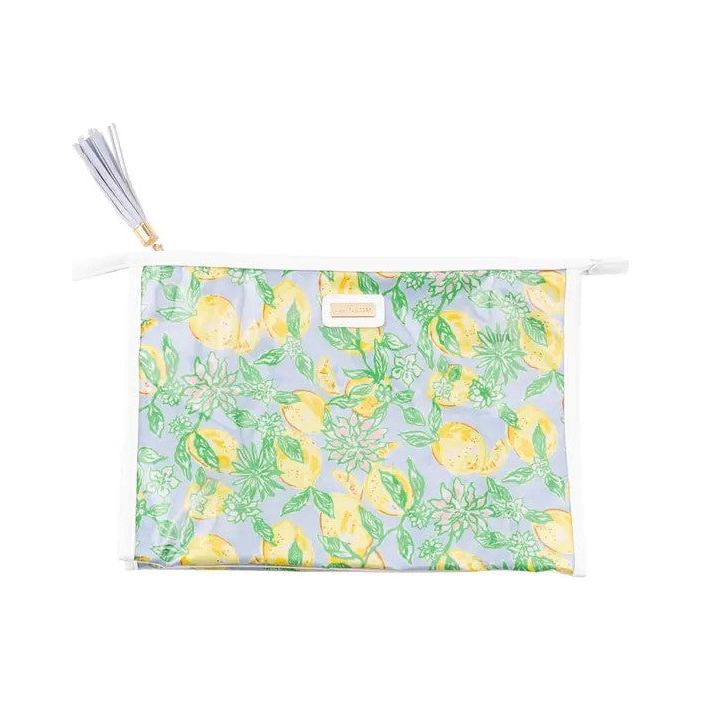 Lilly Pulitzer Oversized Pouch - Make Lemonade