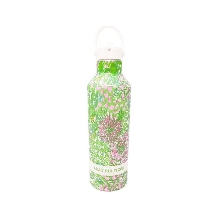 Lilly Pulitzer Stainless Steel Water Bottle - Lime Feeling Good
