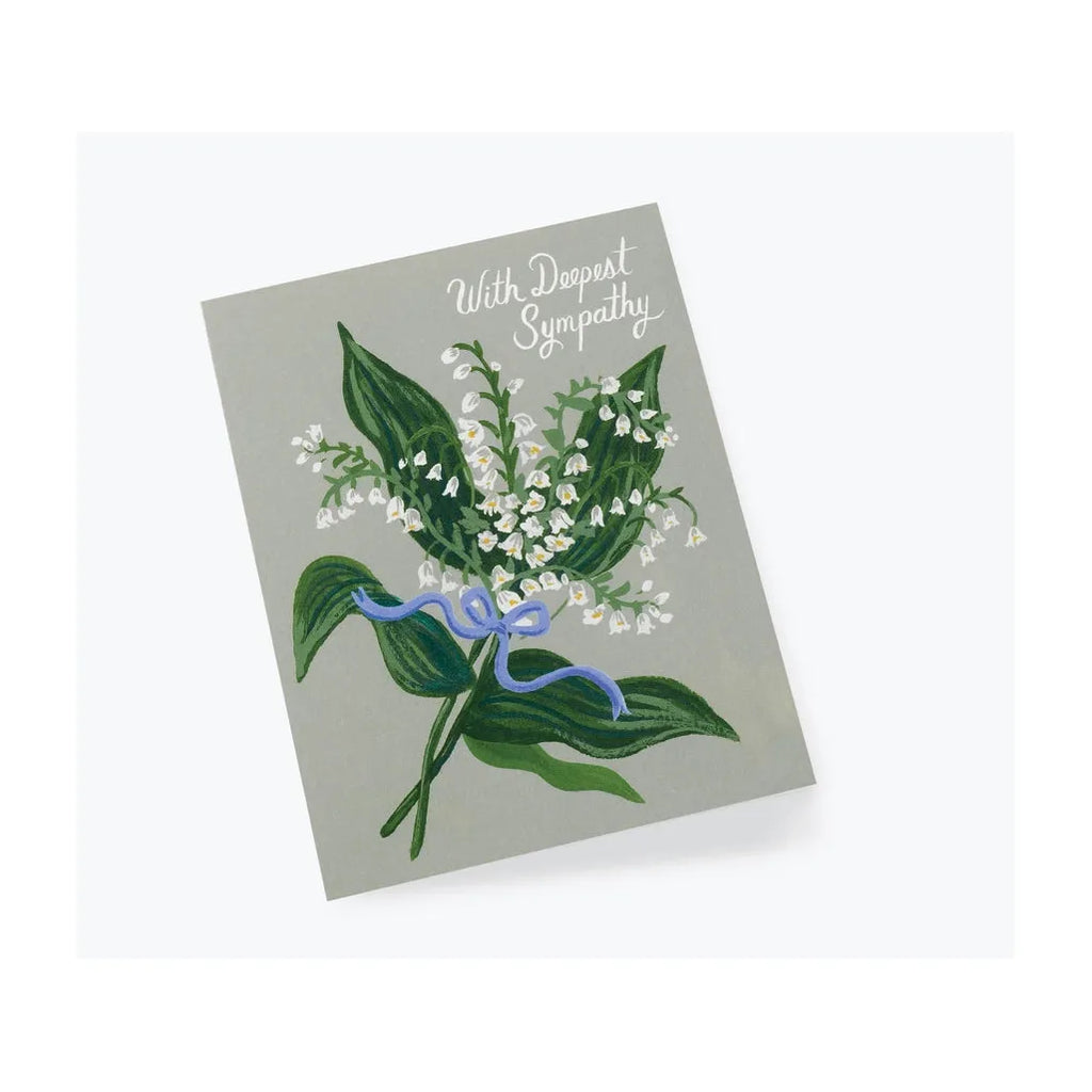 Rifle Paper Lily of the Valley Sympathy Card