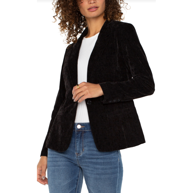 Liverpool Fitted Blazer - Black