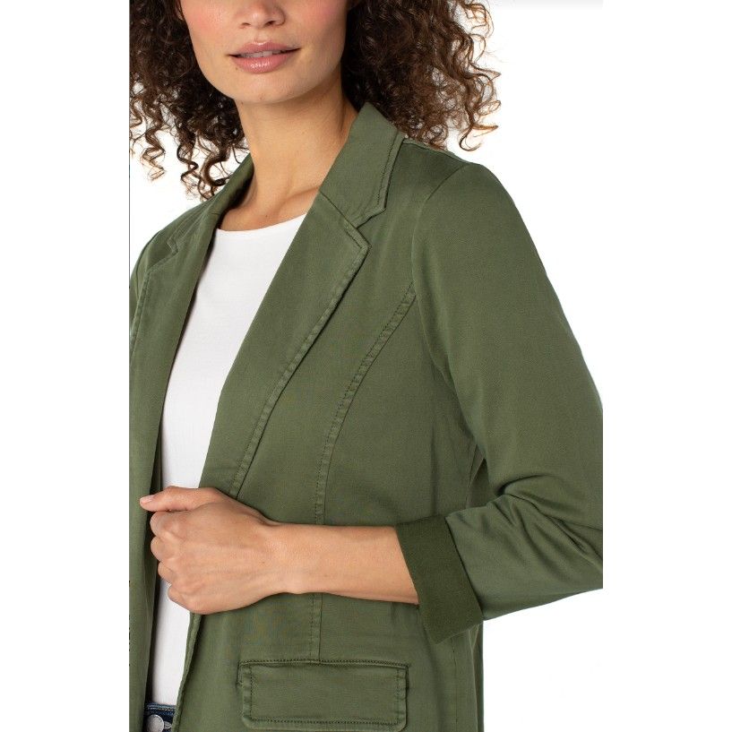 Liverpool Los Angeles Fitted Blazer - Forest Shade