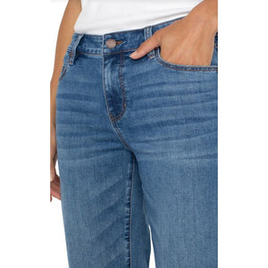 Liverpool Kennedy Crop Straight  Jeans - Temecula