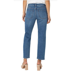 Liverpool Kennedy Crop Straight  Jeans - Temecula