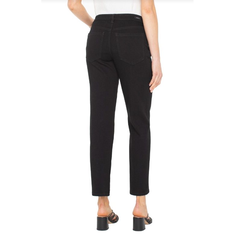 Liverpool Los Angeles Liv Relaxed Skinny Jean - Black Rinse