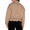 Liverpool Quilted Jacket with Zipout Hood - Camel