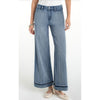 Liverpool Los Angeles Super Stride Wide Leg Shadow Cuff Jeans - Reflection