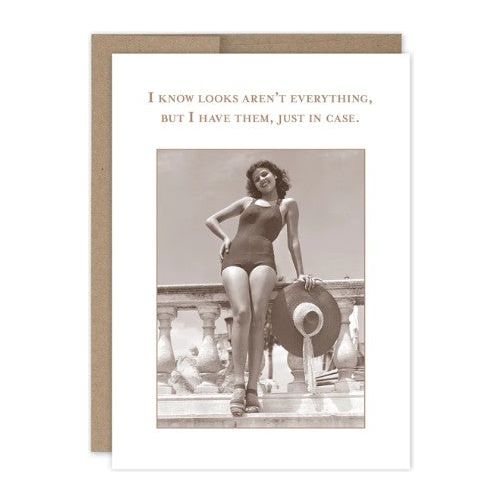Looks Aren't Everything Birthday Card