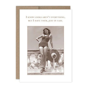 Looks Aren't Everything Birthday Card