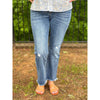 Lovervet Mid Rise Ankle Bootcut Jeans - Medium Wash
