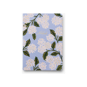 Rifle Paper Assorted Set of 3 Hydrangea Notebooks