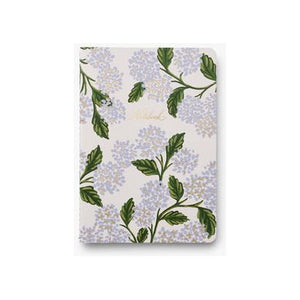 Rifle Paper Assorted Set of 3 Hydrangea Notebooks