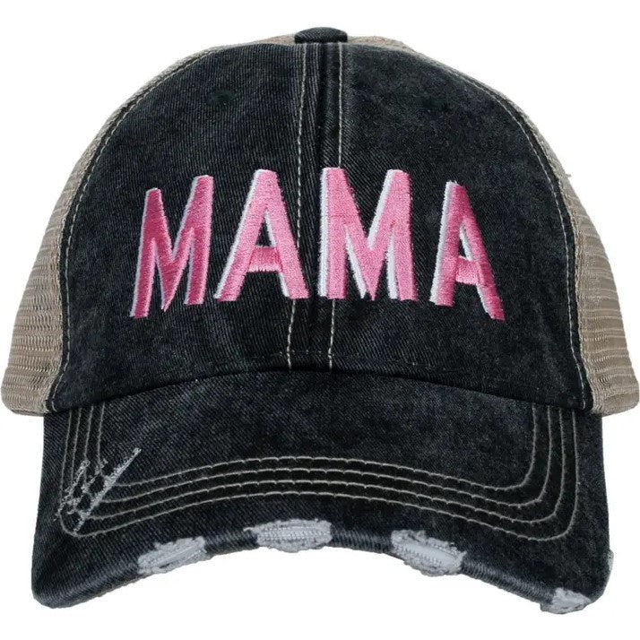 Mama Trucker Hat - Pink