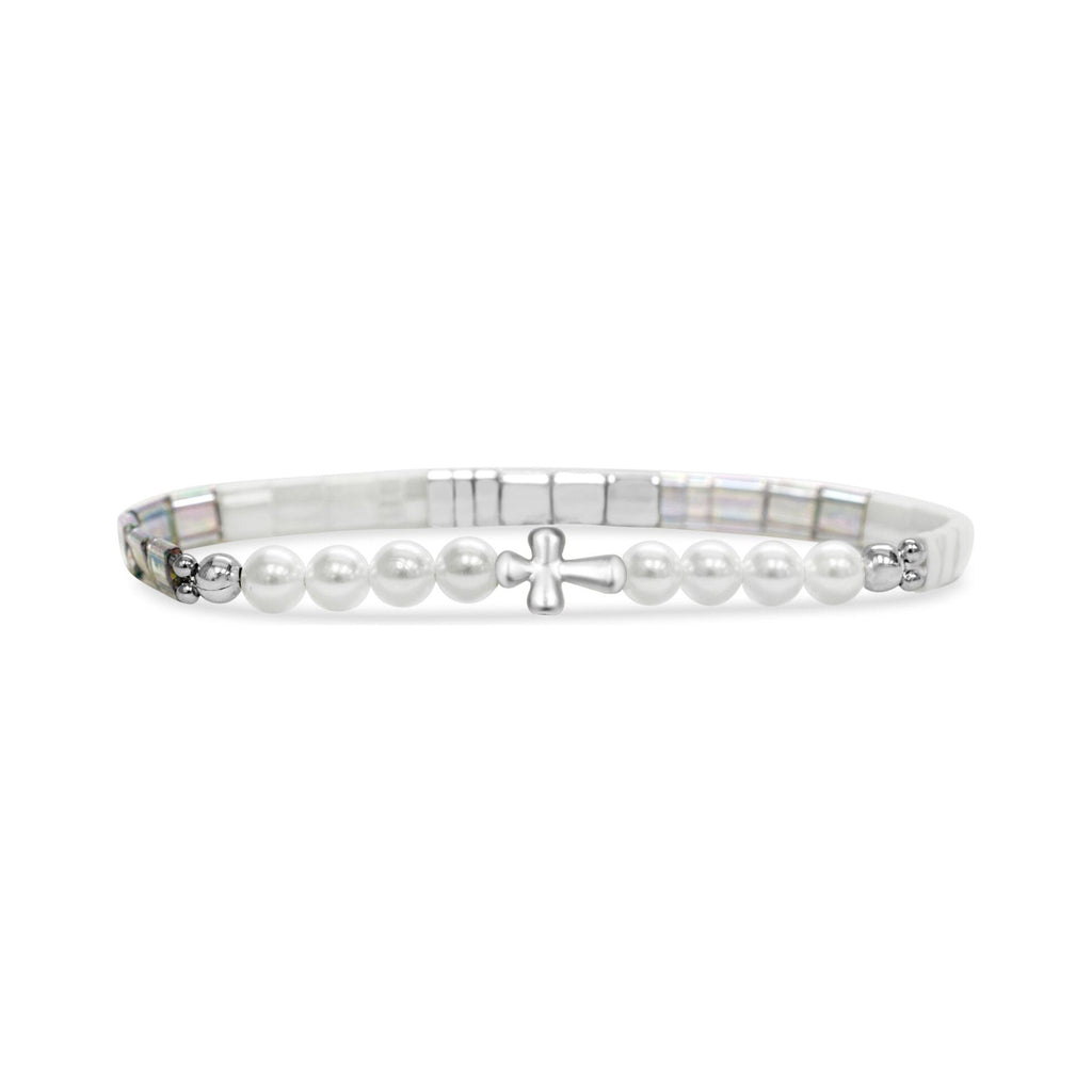 MATTHEW 28:20 - Morse Code Tila Beaded Bracelet