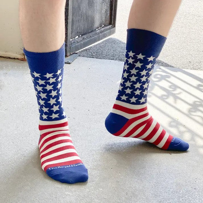 Men's America Socks - Red/White/Blue