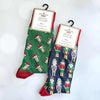 Men's Nutcracker Socks - Navy/Red