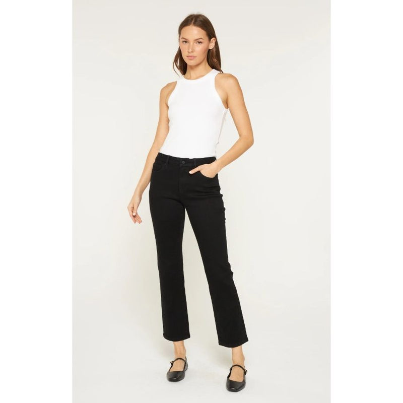 Mica Mid-Rise Ankle Straight Jeans - Gentle Night