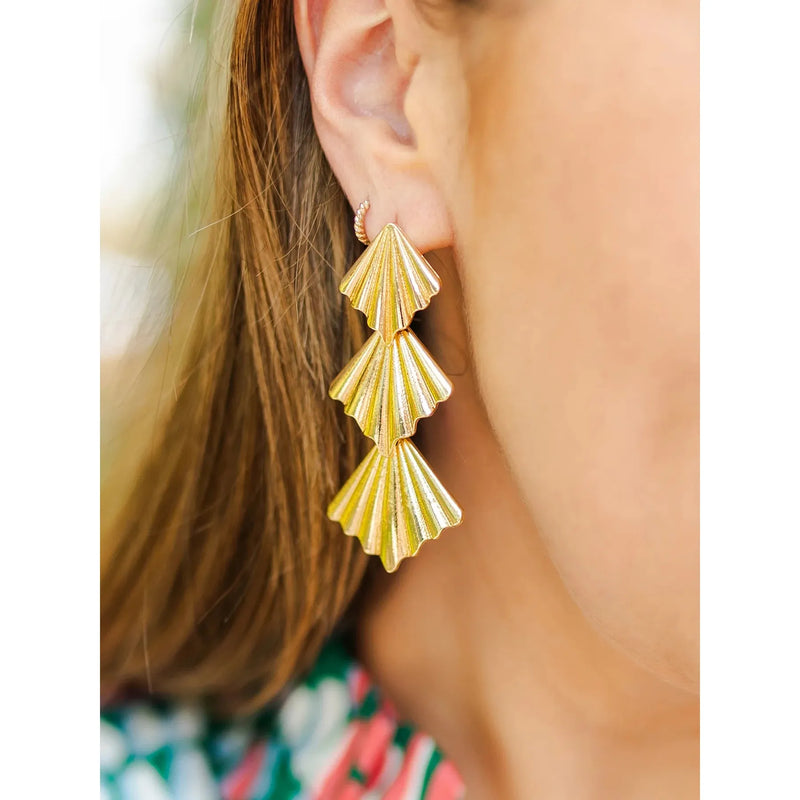 Michelle McDowell Althea Earrings Gold