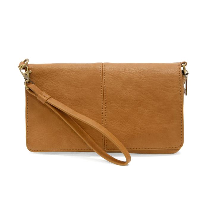 Everly Organizer Flap Crossbody - Mid Tan