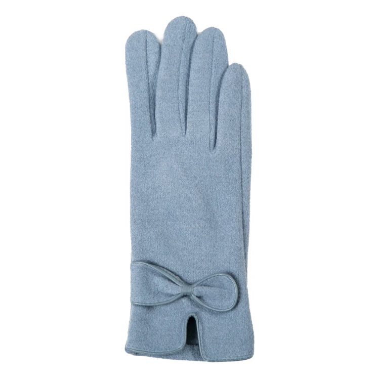 Mindy Bow Glove - Ice Blue - FINAL SALE