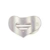 Teleties - Mother of Pearl Heart Medium Flat Clip