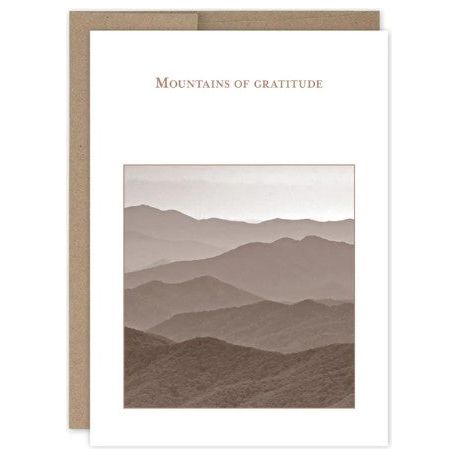 Mountains Thank You Card