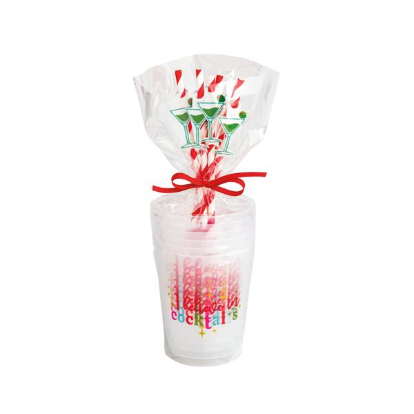 Holiday Party Cup Set - Red