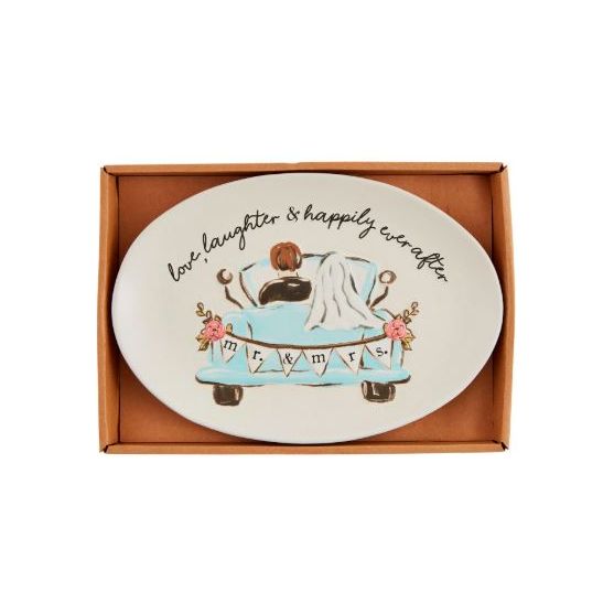 Mr. & Mrs. Get-Away Car Plate